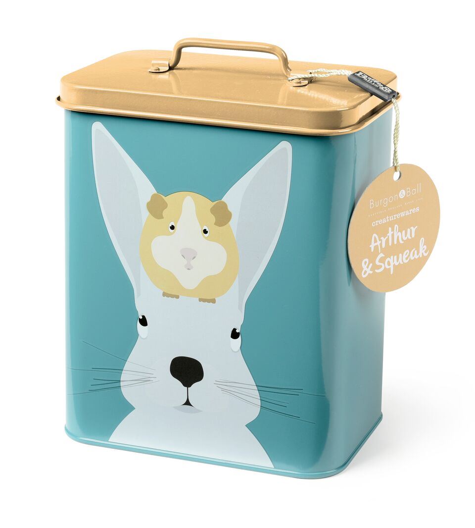 Burgon & Ball Creaturewares Pet Food Storage Tin Dog, Cat, Fish, Rabbit