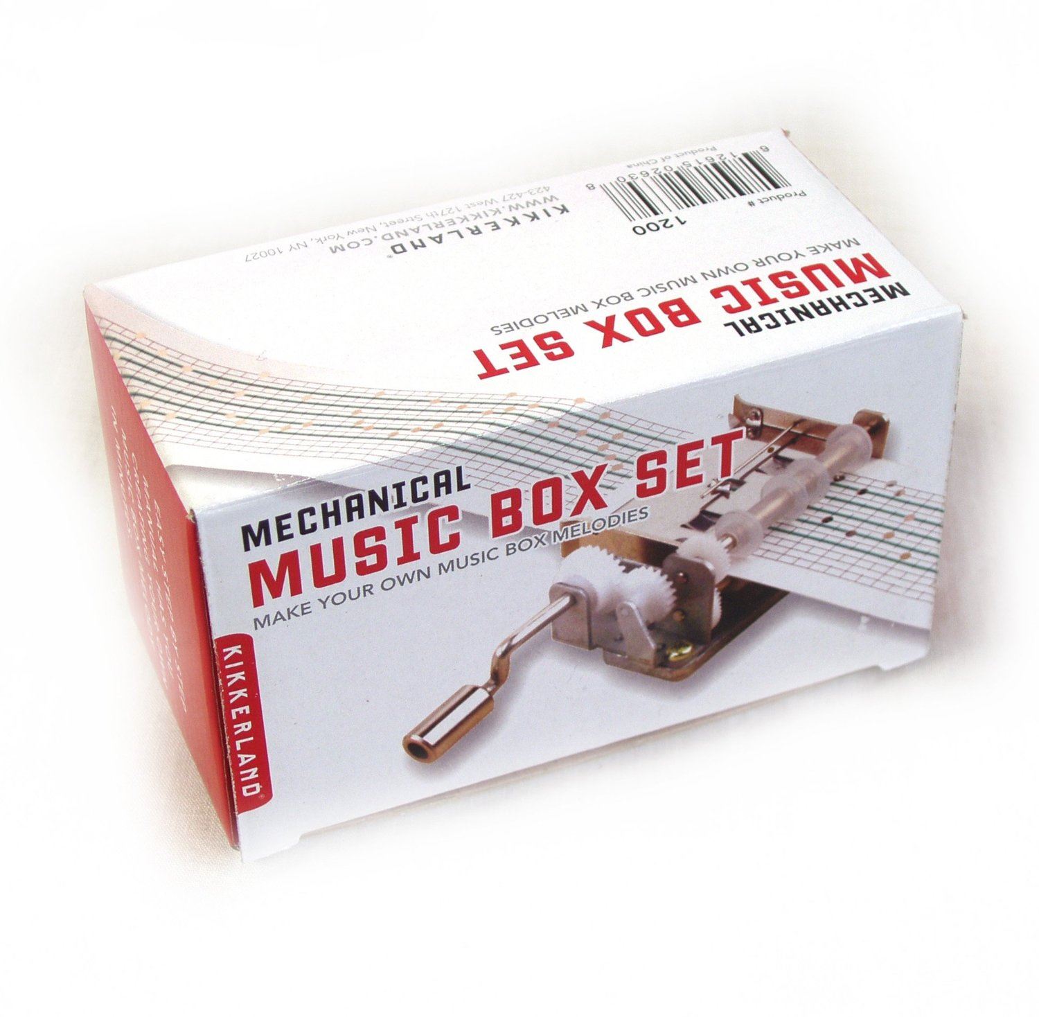 Kikkerland Crankshaft Handheld Music Boxes or Make Your Own music Kit