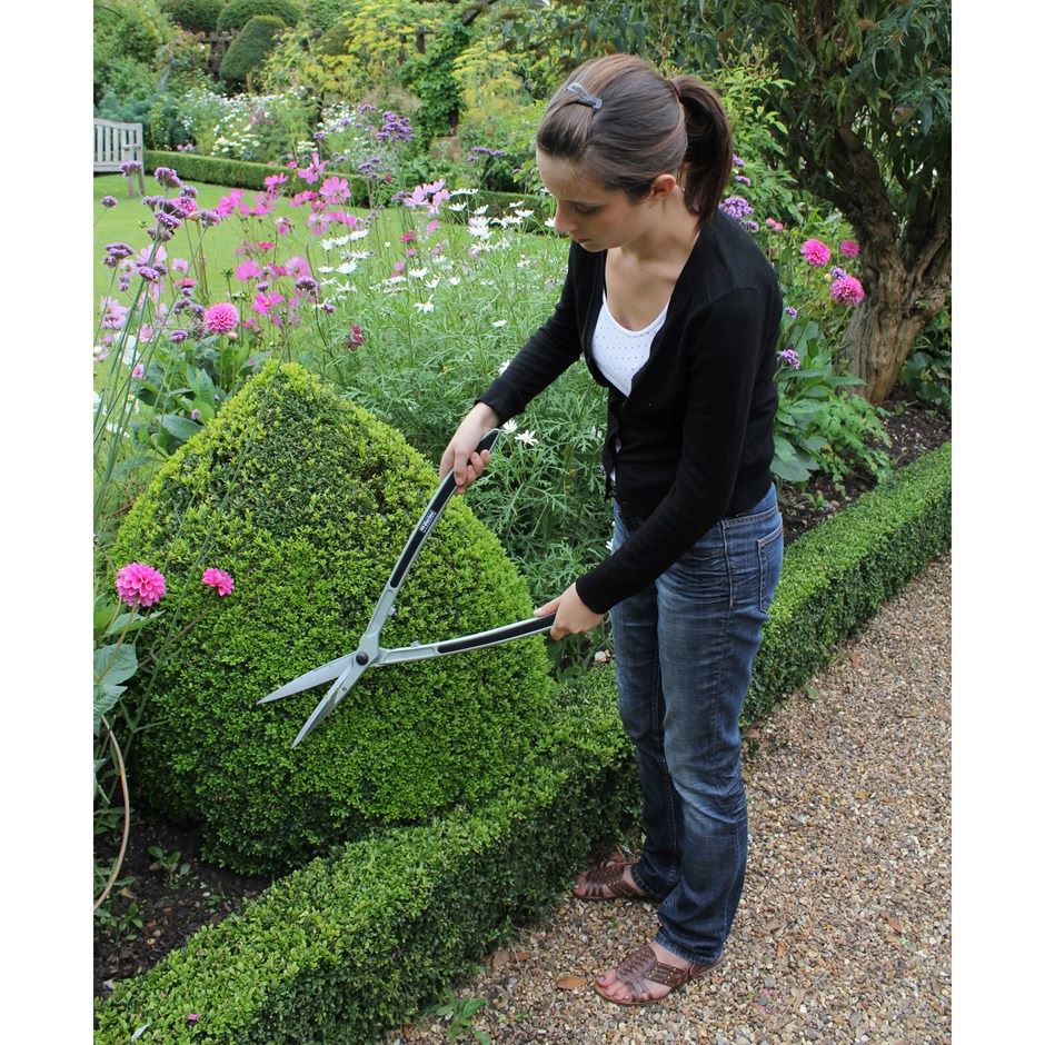 Lightweight Garden Shears with 10" Blade Topiary Hedges Gardening