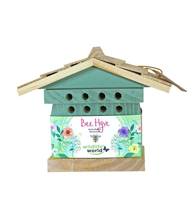 Leafcutter and Orchard Bees Bee Hive Wildlife World Wooden Bee Hyve for Mason