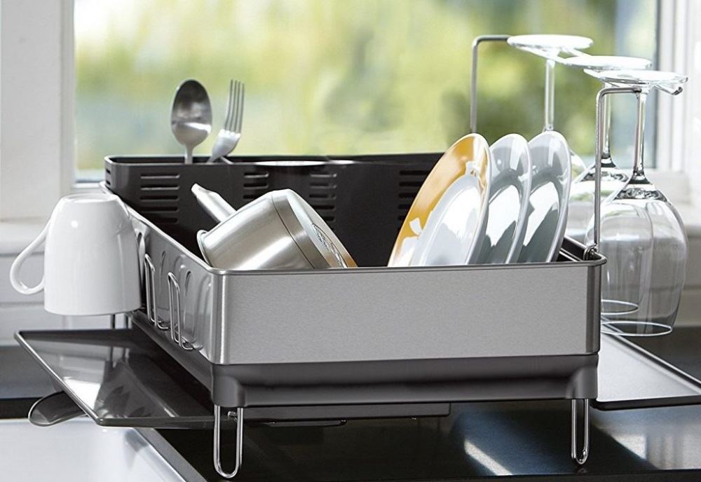 simplehuman draining rack