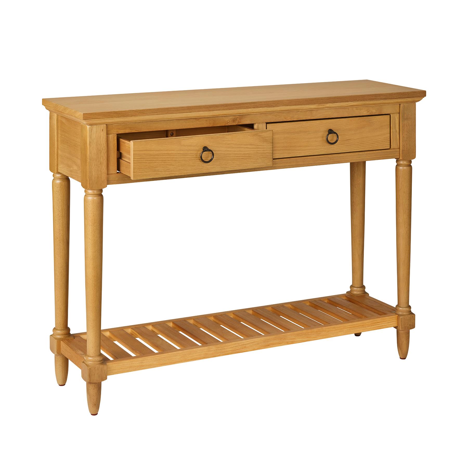 Blenheim Console Table, Oak Hallway Entryway Table, 2 Sizes QUALITY - Picture 11 of 25