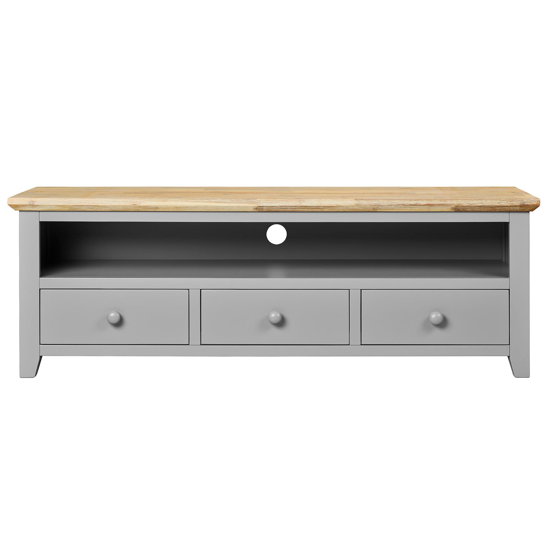 Florence Large TV Unit TV Stand with 3 Drawers and Shelf ,W145cm Fully Assembled - Picture 3 of 57