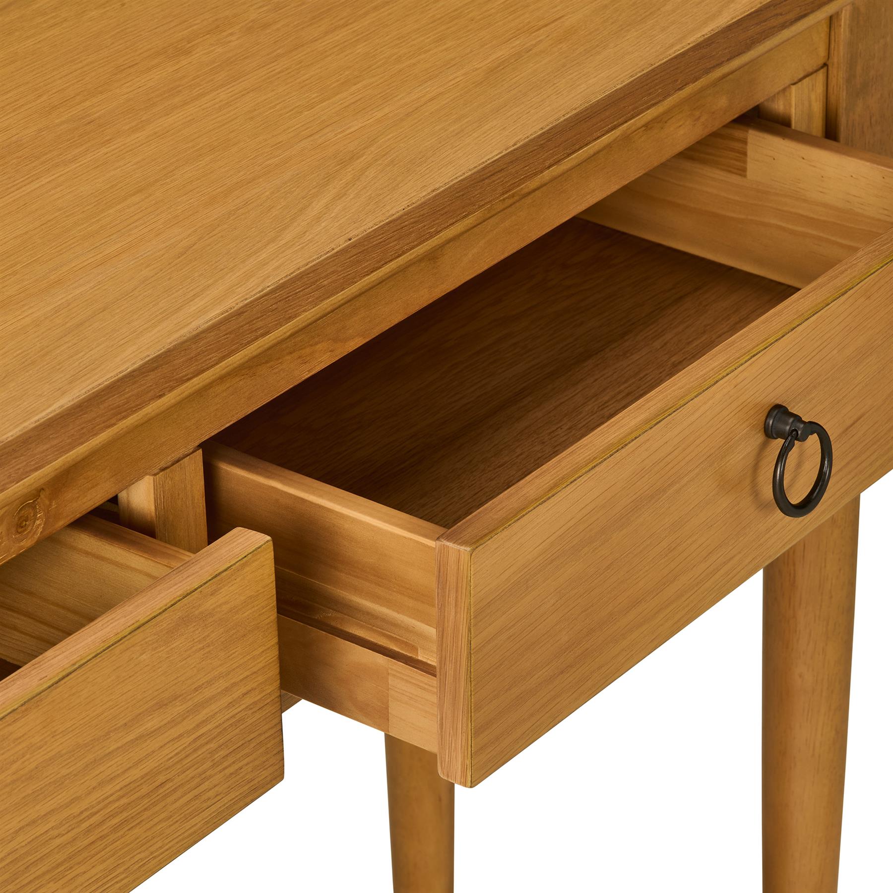 Blenheim Console Table, Oak Hallway Entryway Table, 2 Sizes QUALITY - Picture 10 of 25
