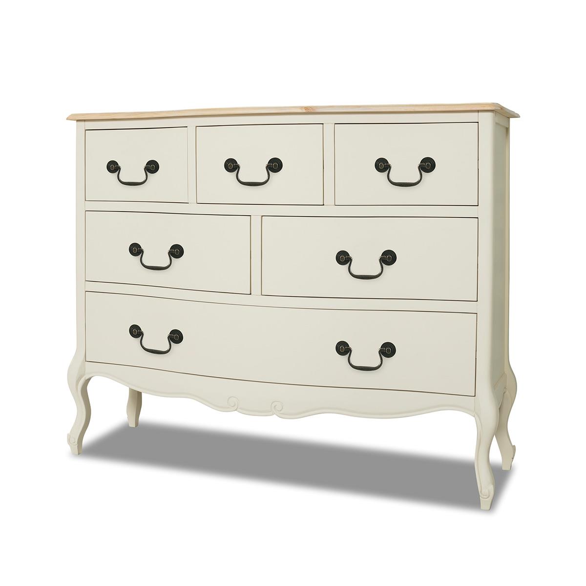 Shabby Chic Champagne Furniture, cream chest of drawers, dressing table, chests - Picture 33 of 139