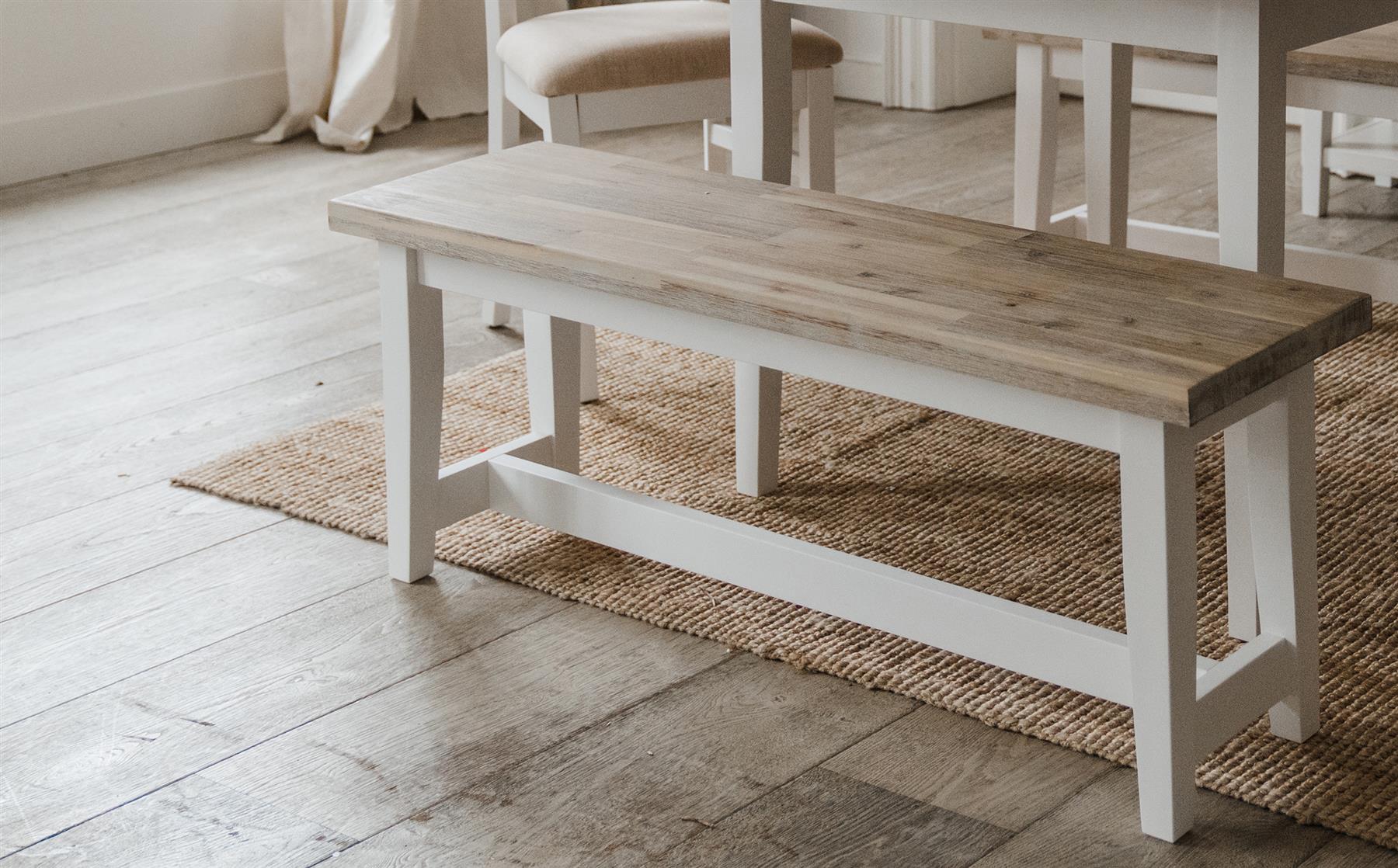 Florence Table Bench.120cm long bench ideal for kitchen table.Choice of colour - Picture 20 of 26