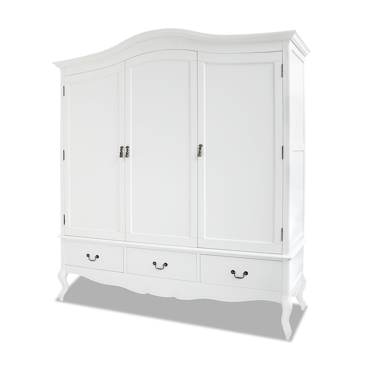 Shabby Chic White Bedroom Furniture, French Bed Bedside Table Chest Of Drawers - Picture 69 of 157