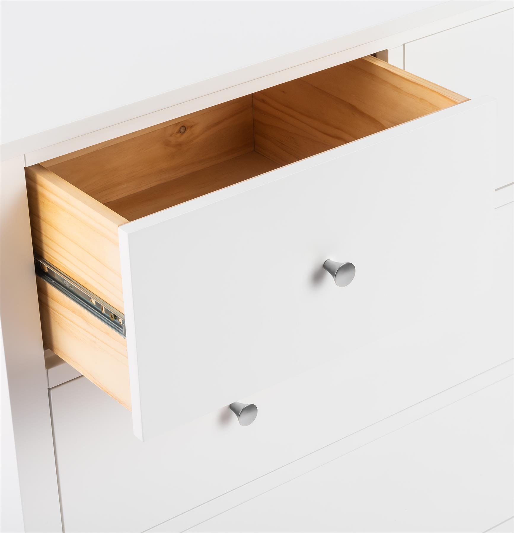 White Bedroom Furniture Bedside Table Chest of Drawers Bed EDWARD HOPPER Quality - Picture 30 of 88