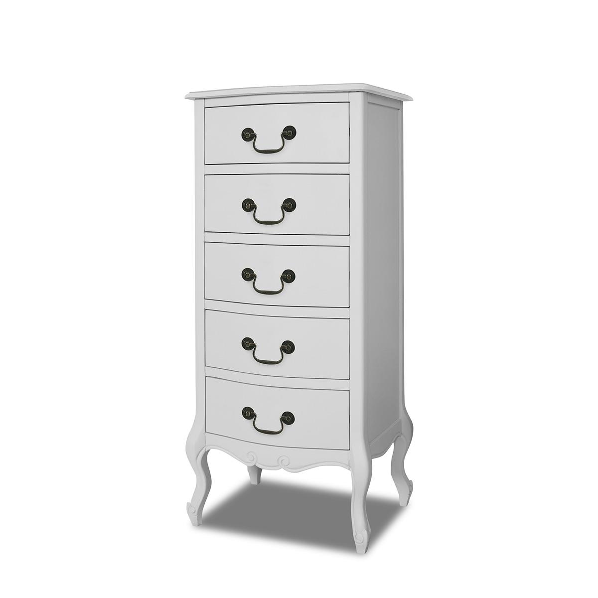 narrow tallboy chest of drawers