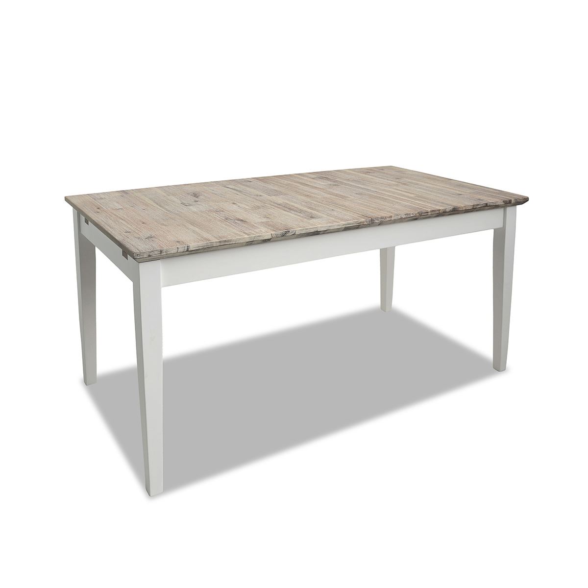 Extending Dining Table +4 Chairs Rectangular Center Extension FLORENCE furniture - Picture 15 of 152