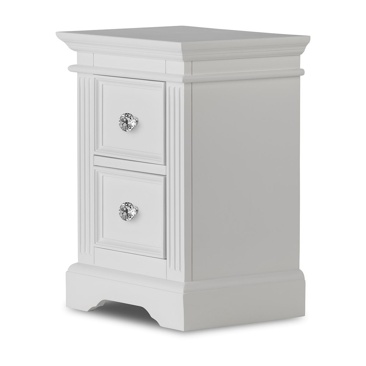White Bedroom Furniture Wooden Chest of Drawers Bedside Table Robe GAINSBOROUGH - Picture 3 of 75