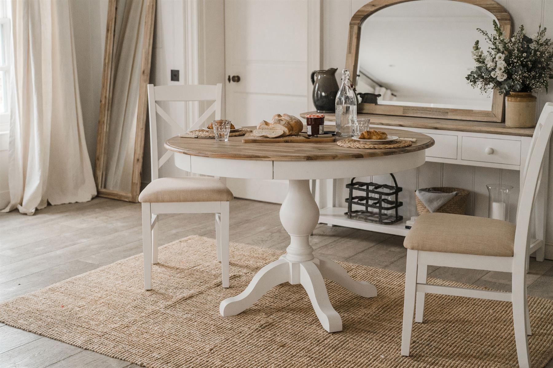 Kitchen Dining Furniture, White Breakfast Bar, Console Table, Sideboard FLORENCE - Picture 159 of 226