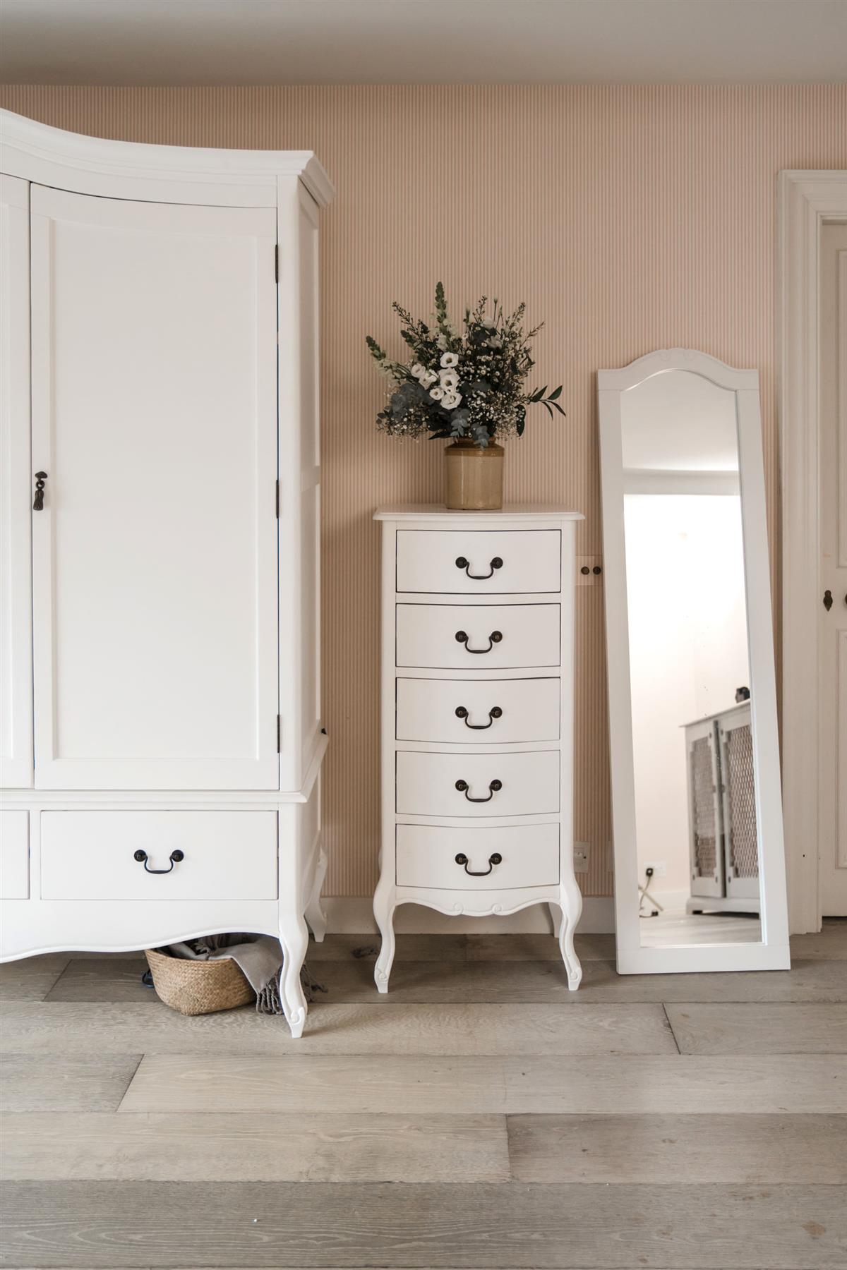 Shabby Chic White Bedroom Furniture, French Bed Bedside Table Chest Of Drawers - Picture 23 of 157