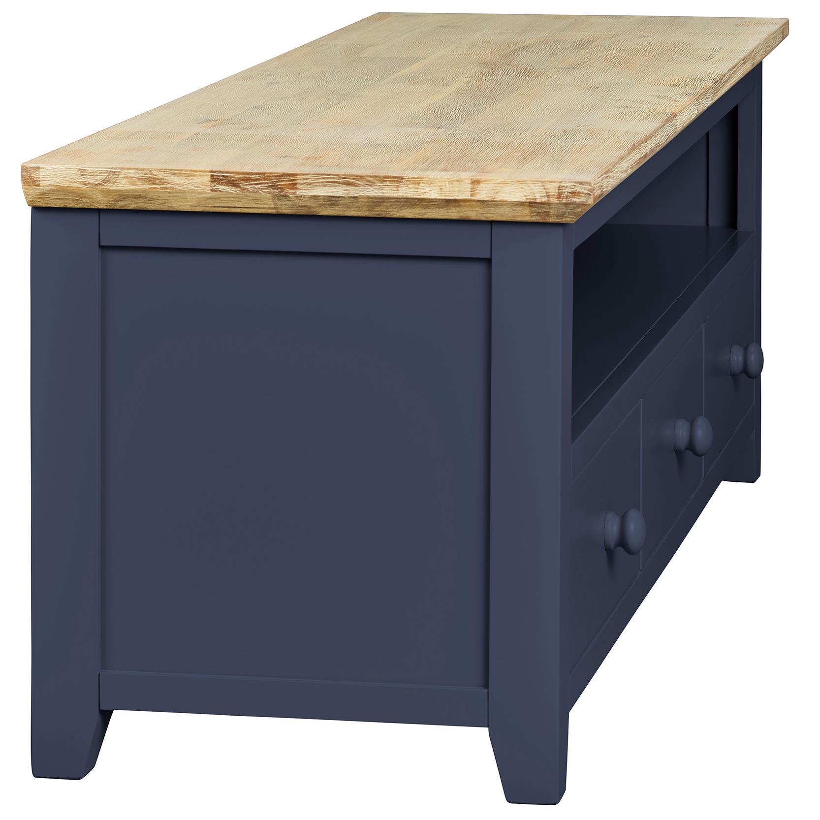 Florence Large TV Unit TV Stand with 3 Drawers and Shelf ,W145cm Fully Assembled - Picture 20 of 57