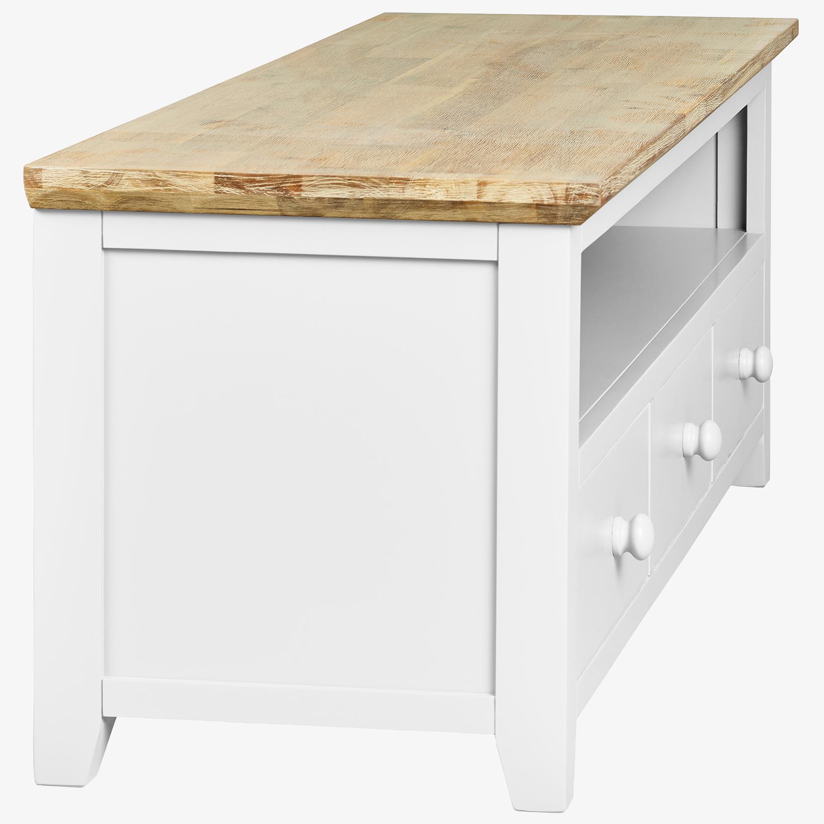 Florence Large TV Unit TV Stand with 3 Drawers and Shelf ,W145cm Fully Assembled - Picture 56 of 57