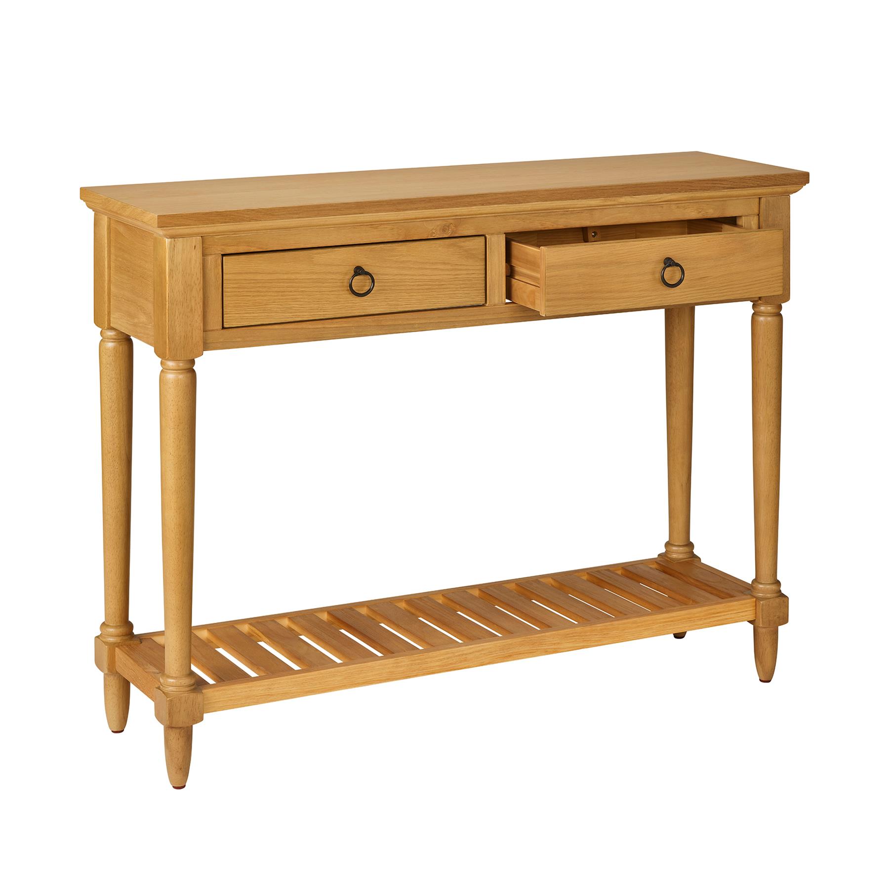 Blenheim Console Table, Oak Hallway Entryway Table, 2 Sizes QUALITY - Picture 9 of 25