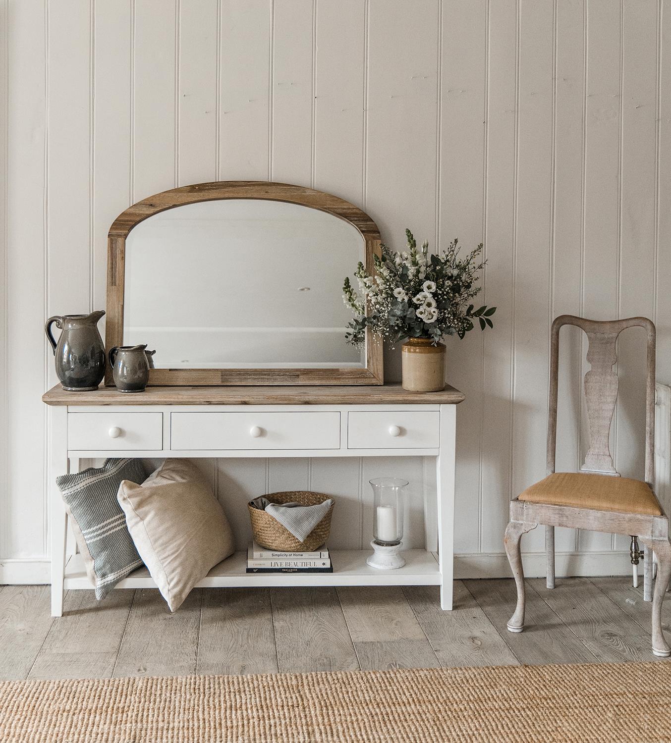 Kitchen Dining Furniture, White Breakfast Bar, Console Table, Sideboard FLORENCE - Picture 10 of 226