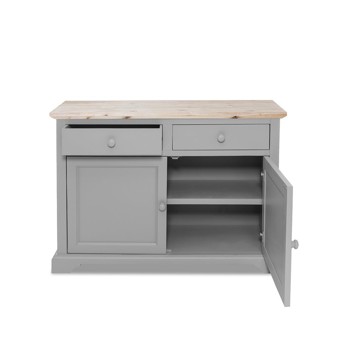 Kitchen Dining Furniture Grey Console Table Breakfast Bar Sideboard StoolFLORENC - Picture 68 of 178