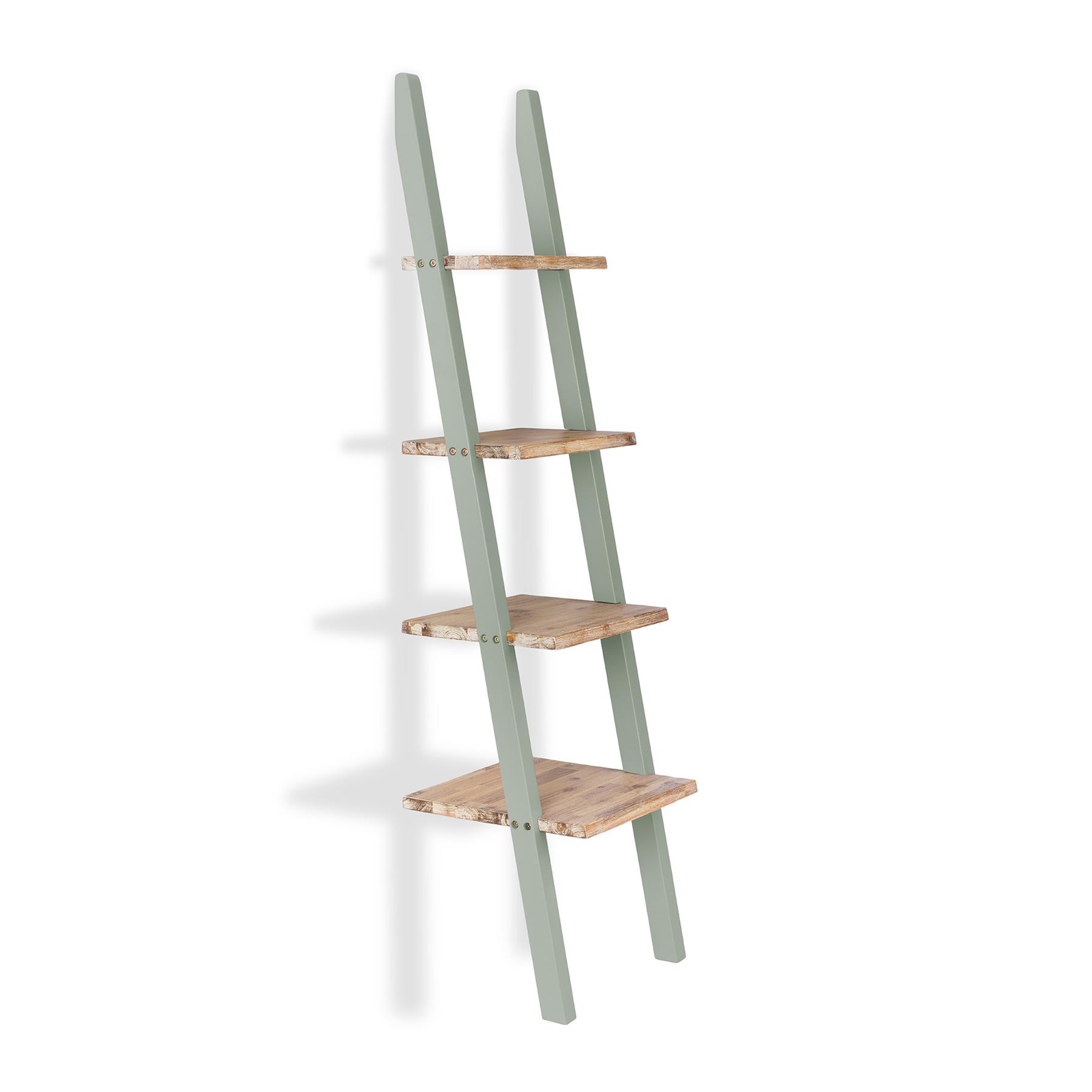 Florence Ladder Shelf Bookshelf Rack Lean up Display Storage Shelving Stand - Picture 13 of 26