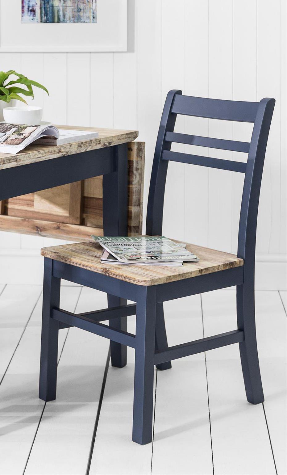 Florence Country Chair. Wooden Kitchen Dining Chair, Acacia Wood Seat QUALITY - Picture 8 of 34