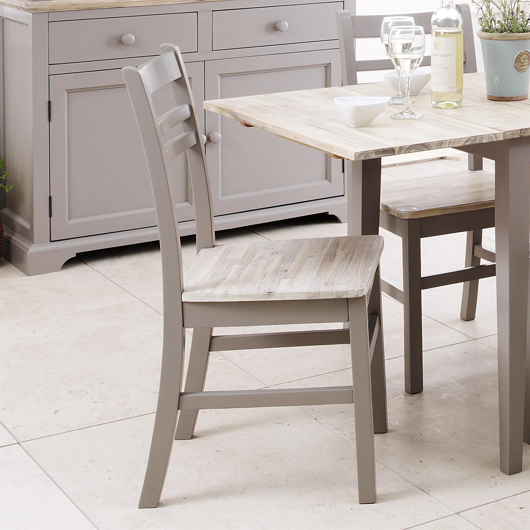 Florence Country Chair. Wooden Kitchen Dining Chair, Acacia Wood Seat QUALITY - Picture 2 of 34