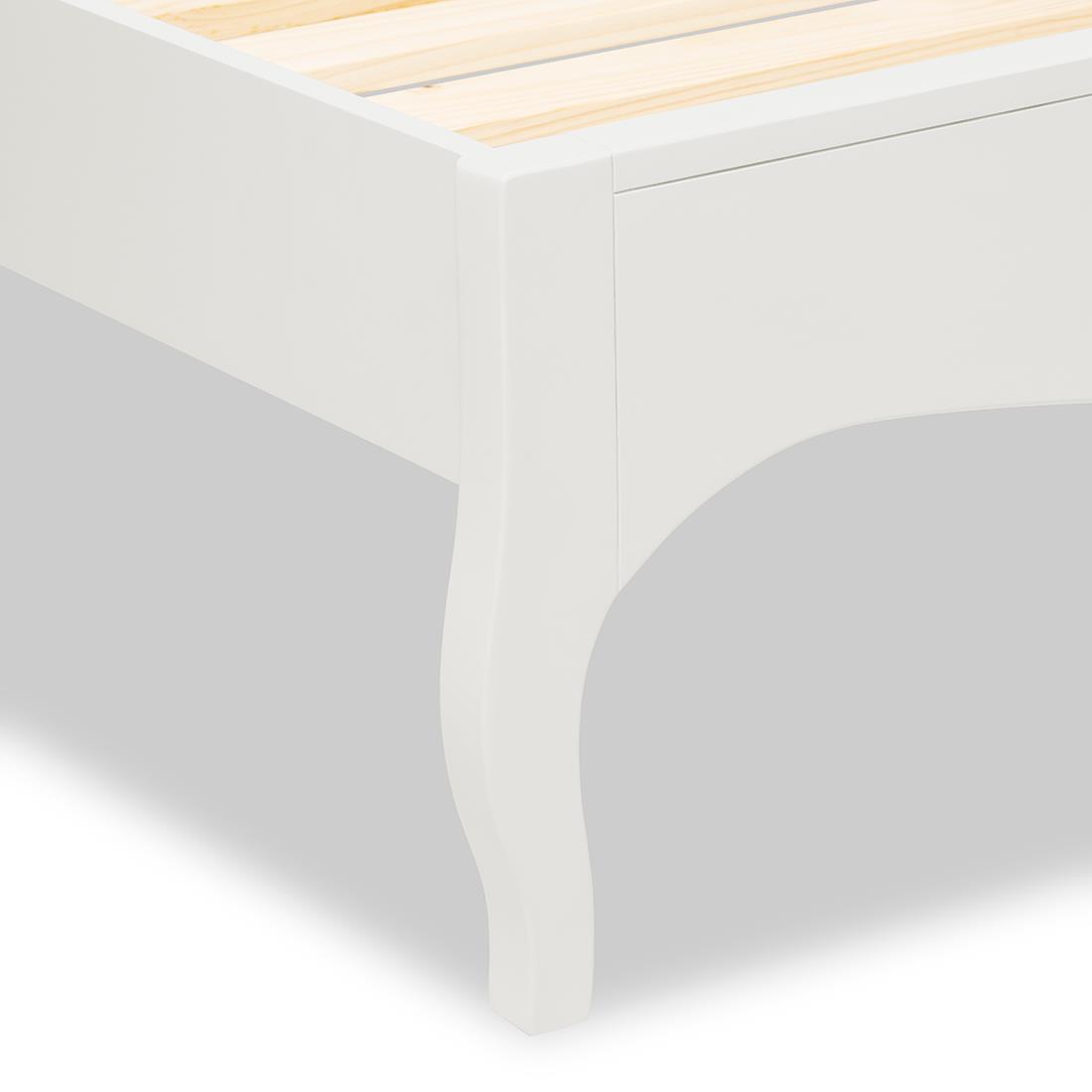Antique White Bedroom Furniture French Chest Bedside Bed Wardrobe Vanity ROMANCE - Picture 61 of 78