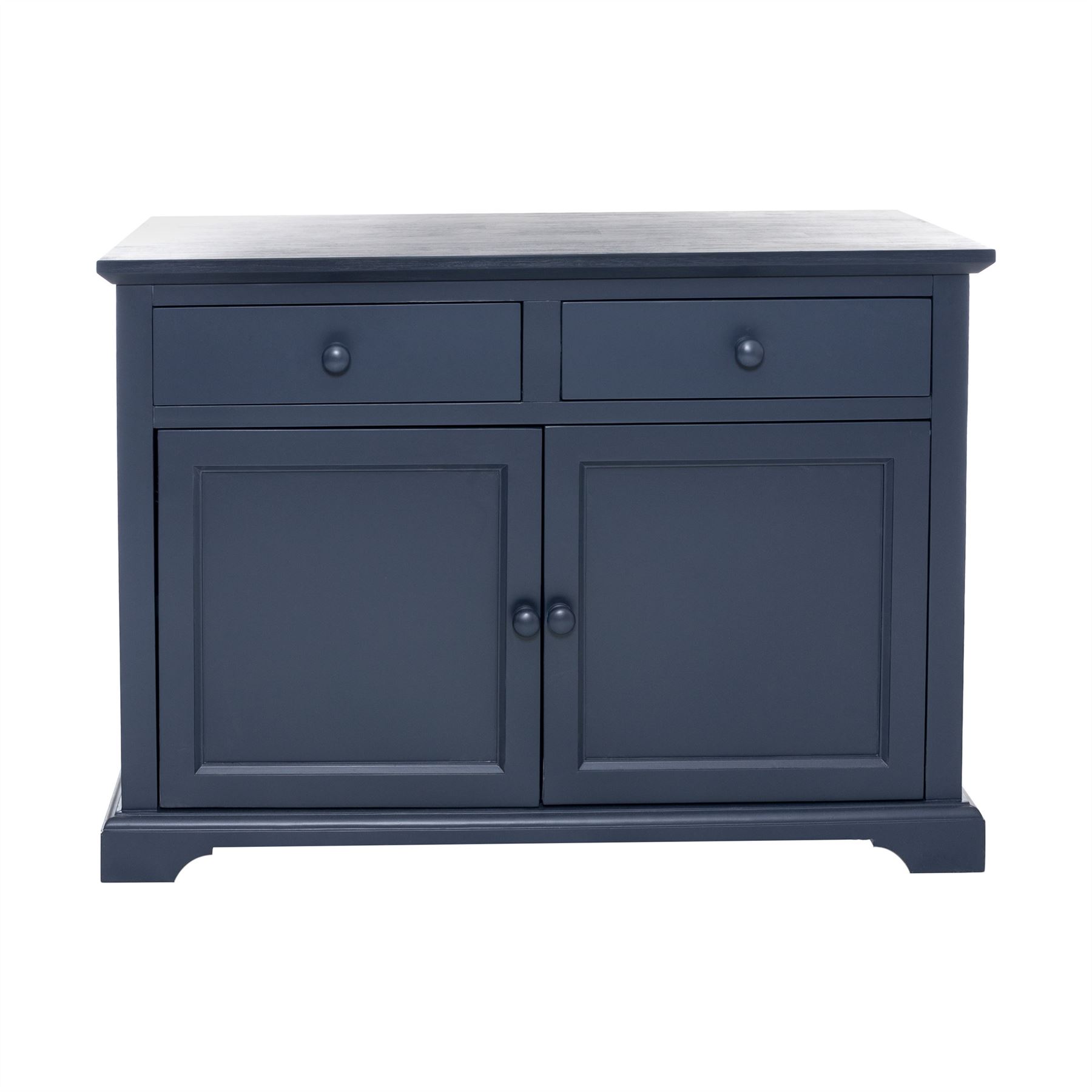 Florence 2 tone Navy Blue Sideboard. Kitchen sideboard with 2 drawers