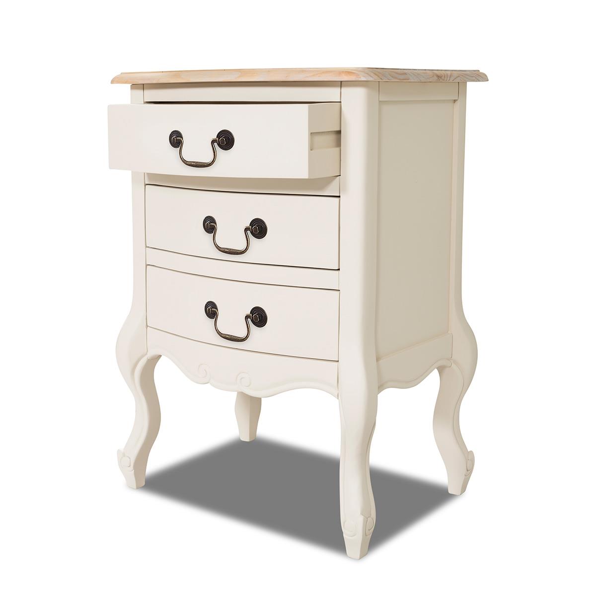 Shabby Chic Champagne Furniture, cream chest of drawers, dressing table, chests - Picture 15 of 139