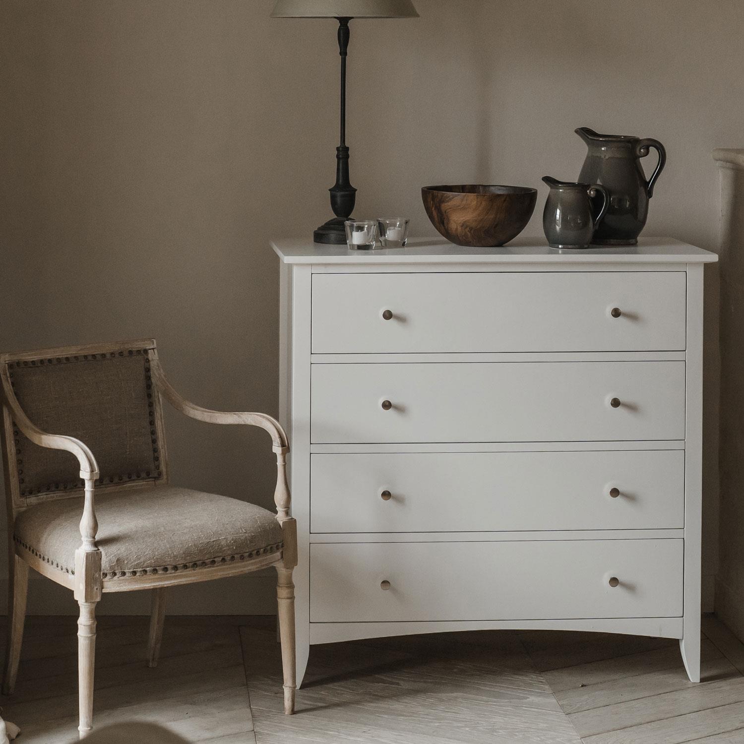 White Bedroom Furniture Bedside Table Chest of Drawers Bed EDWARD HOPPER Quality - Picture 23 of 88