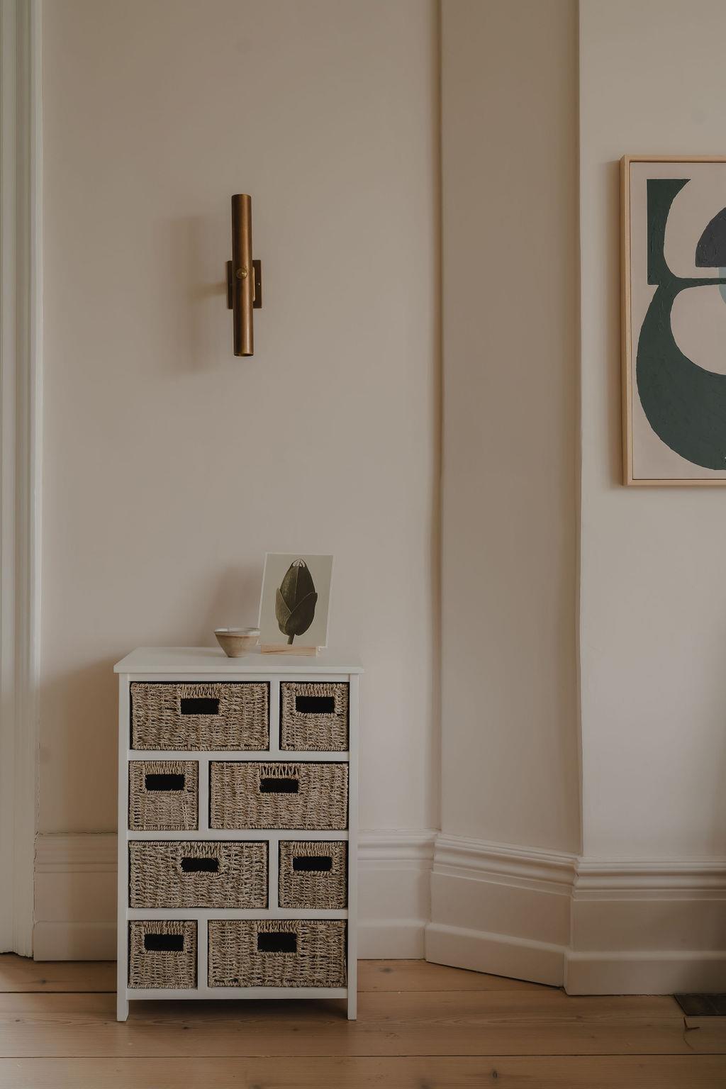 Storage Unit Wicker Basket Bathroom Hallway Chest of Drawers Tetbury Furniture - Picture 13 of 36