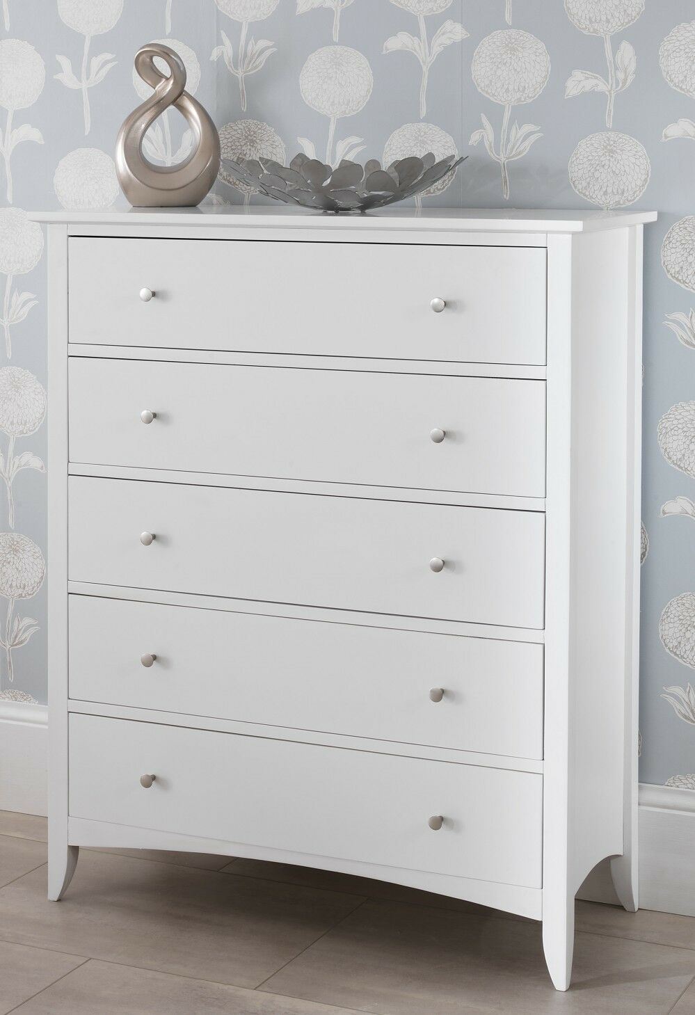 White Bedroom Furniture Bedside Table Chest of Drawers Bed EDWARD HOPPER Quality - Picture 38 of 88