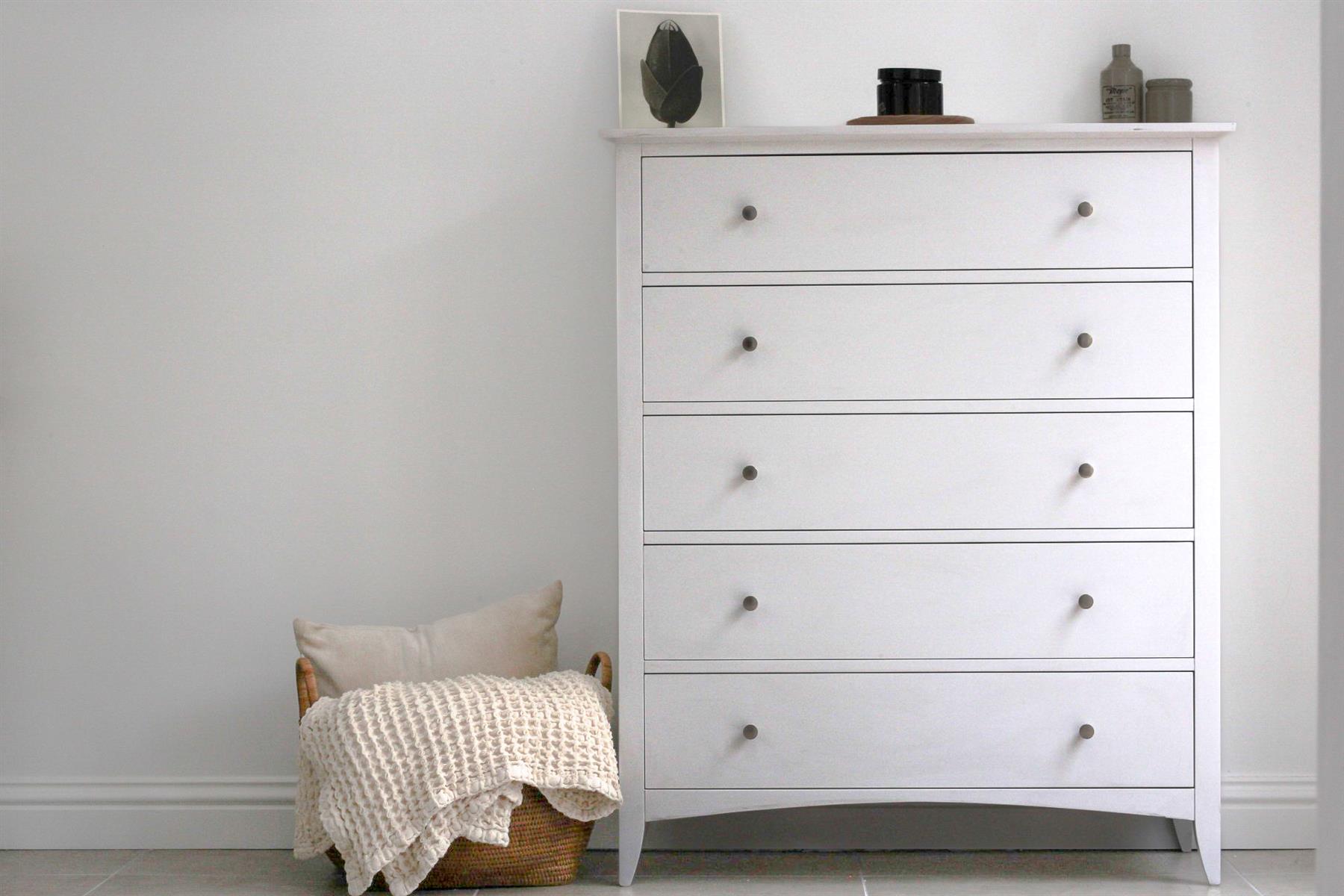 White Bedroom Furniture Bedside Table Chest of Drawers Bed EDWARD HOPPER Quality - Picture 35 of 88