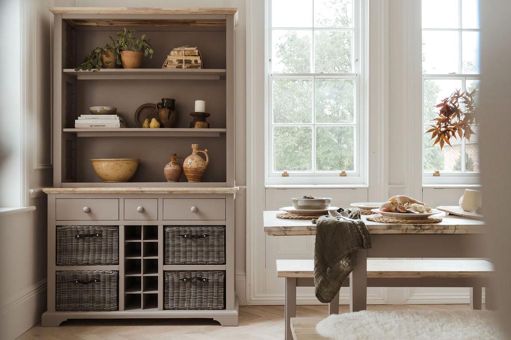 Kitchen Dining Furniture Grey Console Table Breakfast Bar Sideboard StoolFLORENC - Picture 45 of 178