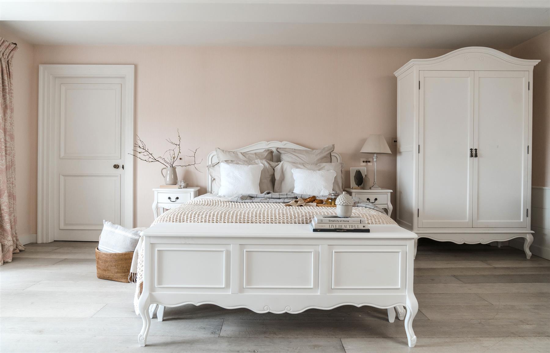 Shabby Chic White Bedroom Furniture, French Bed Bedside Table Chest Of Drawers - Picture 57 of 157