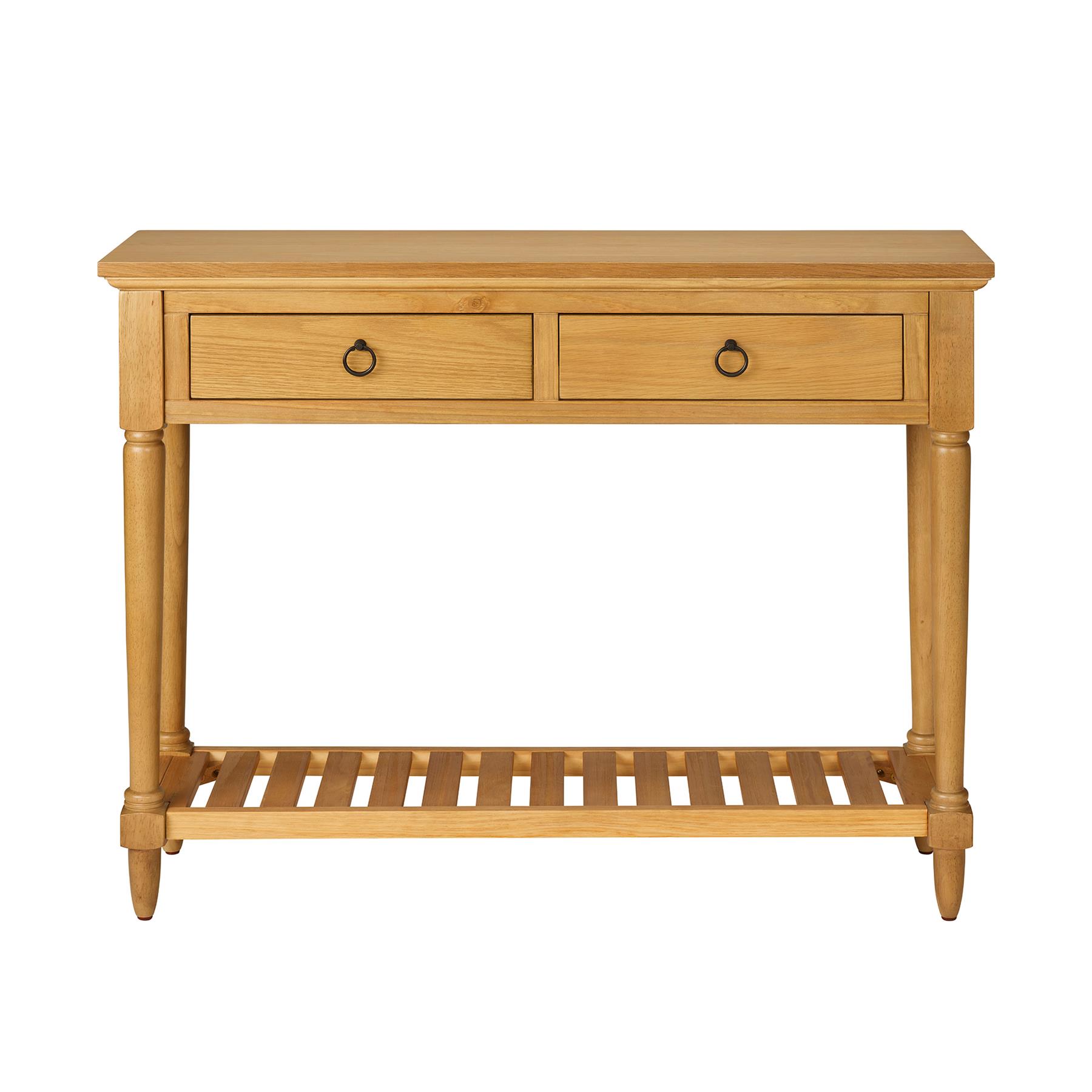 Blenheim Console Table, Oak Hallway Entryway Table, 2 Sizes QUALITY - Picture 7 of 25