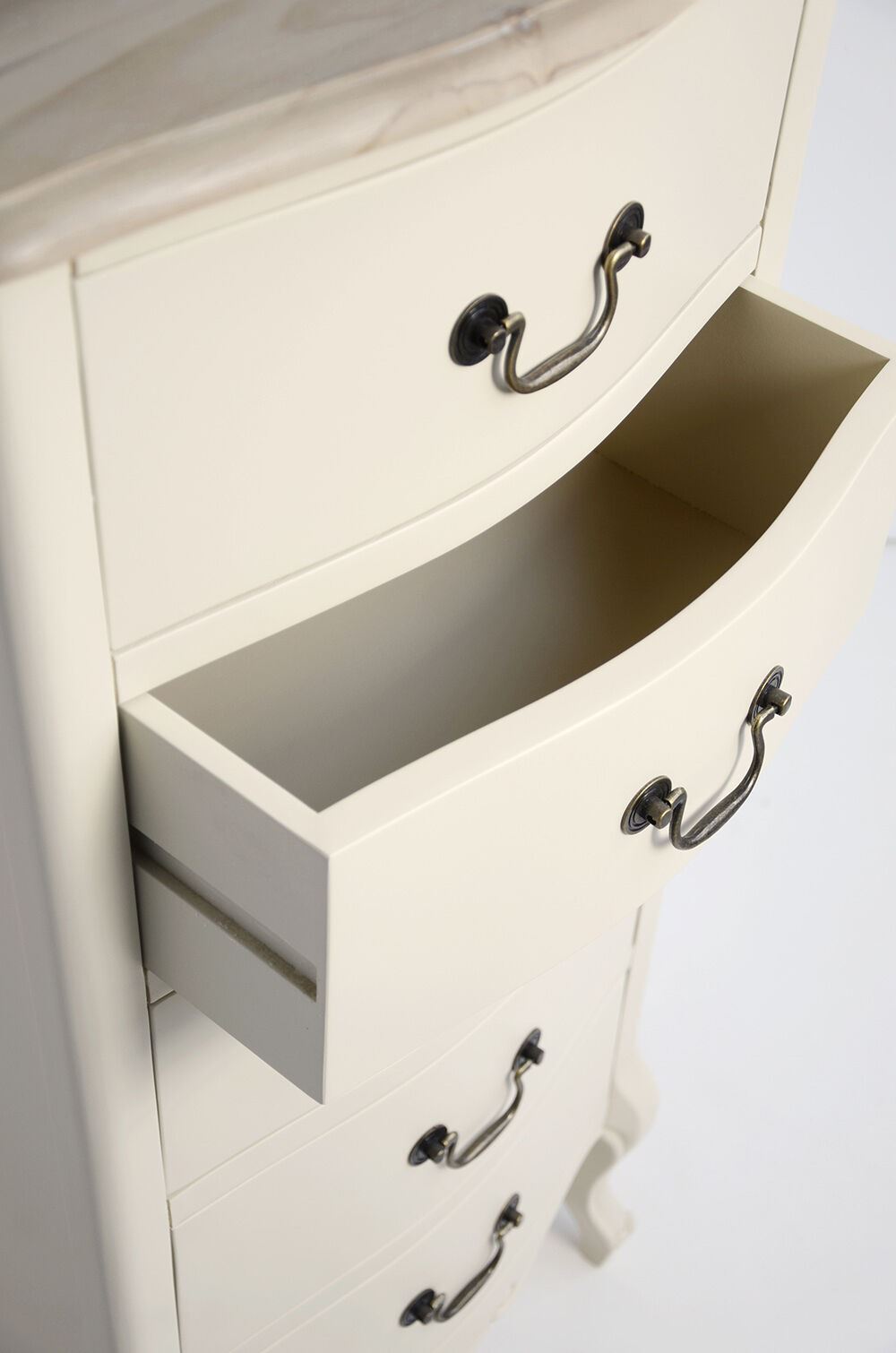 Shabby Chic Champagne Furniture, cream chest of drawers, dressing table, chests - Picture 22 of 139