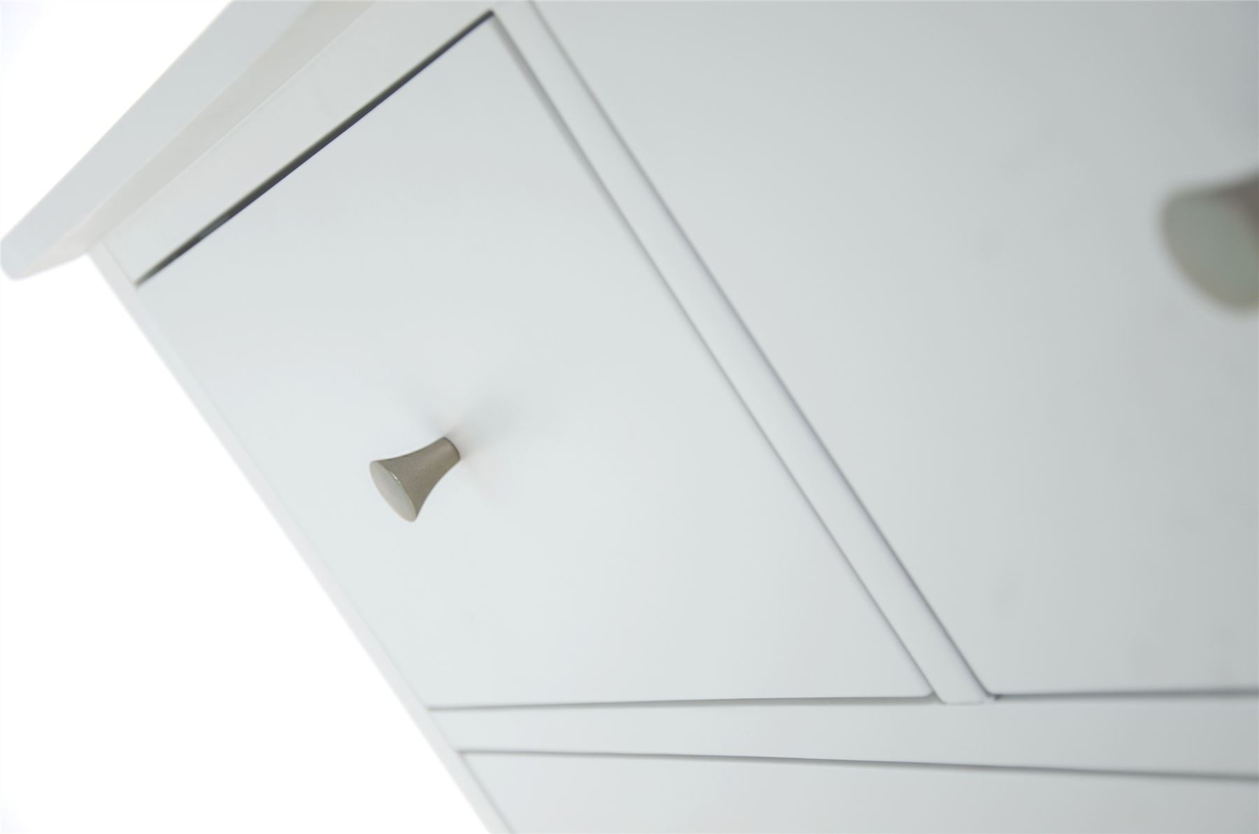White Bedroom Furniture Bedside Table Chest of Drawers Bed EDWARD HOPPER Quality - Picture 16 of 88