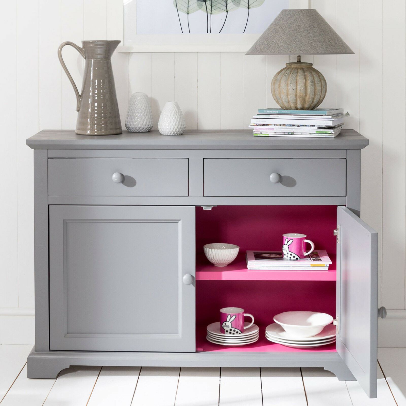 Kitchen Dining Furniture Grey Console Table Breakfast Bar Sideboard StoolFLORENC - Picture 70 of 178