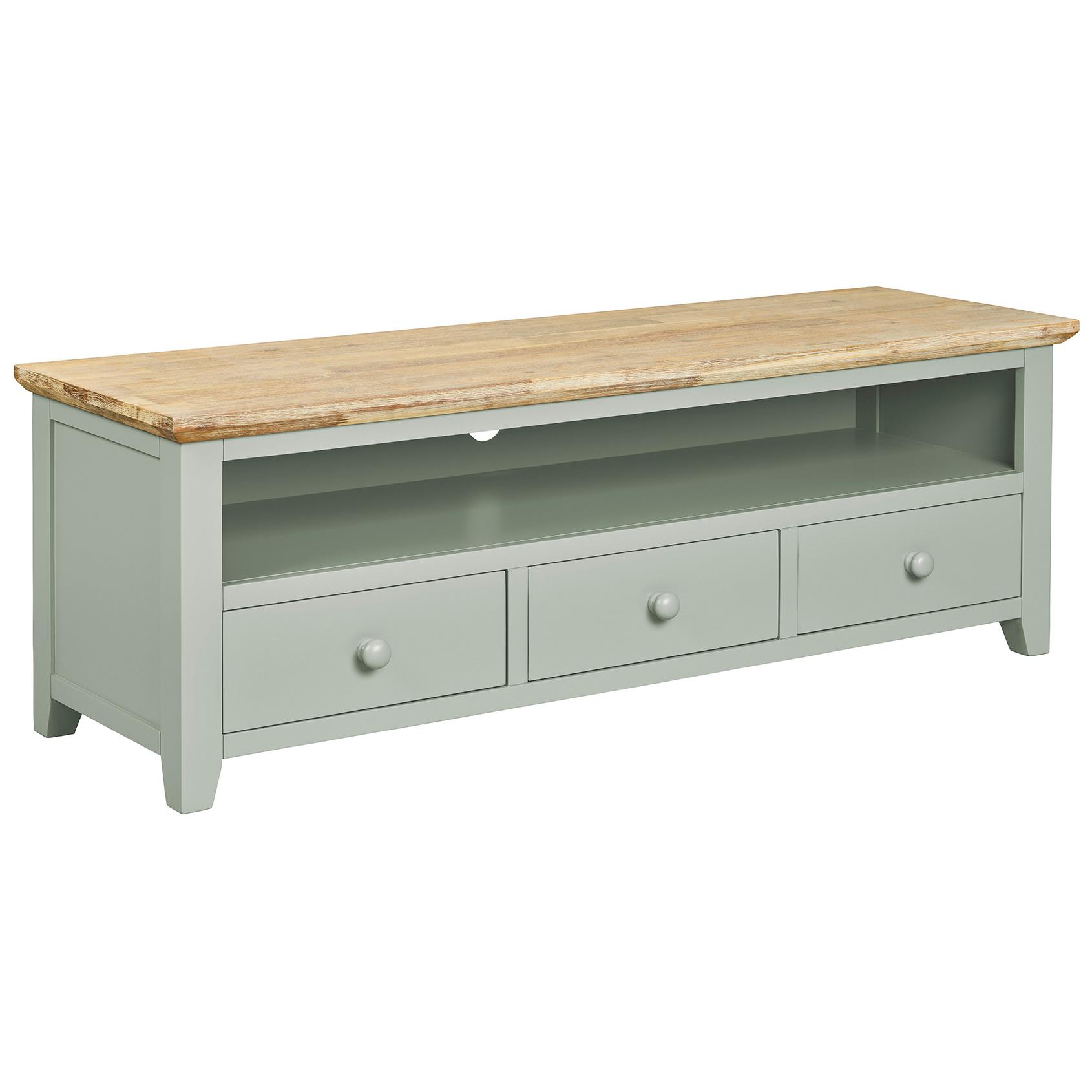 Florence Large TV Unit TV Stand with 3 Drawers and Shelf ,W145cm Fully Assembled - Picture 25 of 57
