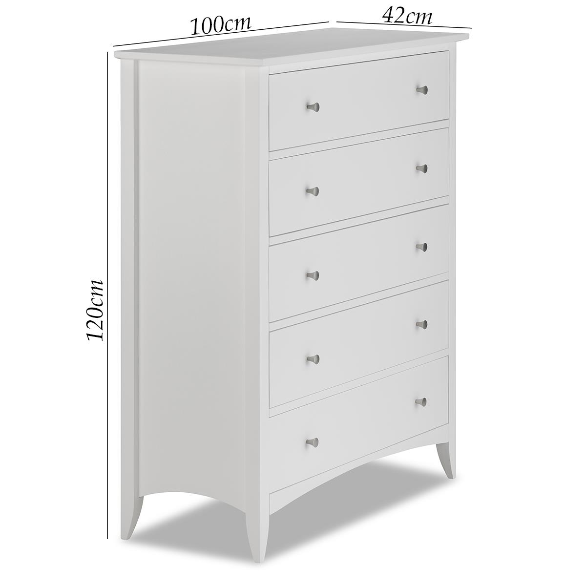 White Bedroom Furniture Bedside Table Chest of Drawers Bed EDWARD HOPPER Quality - Picture 33 of 88