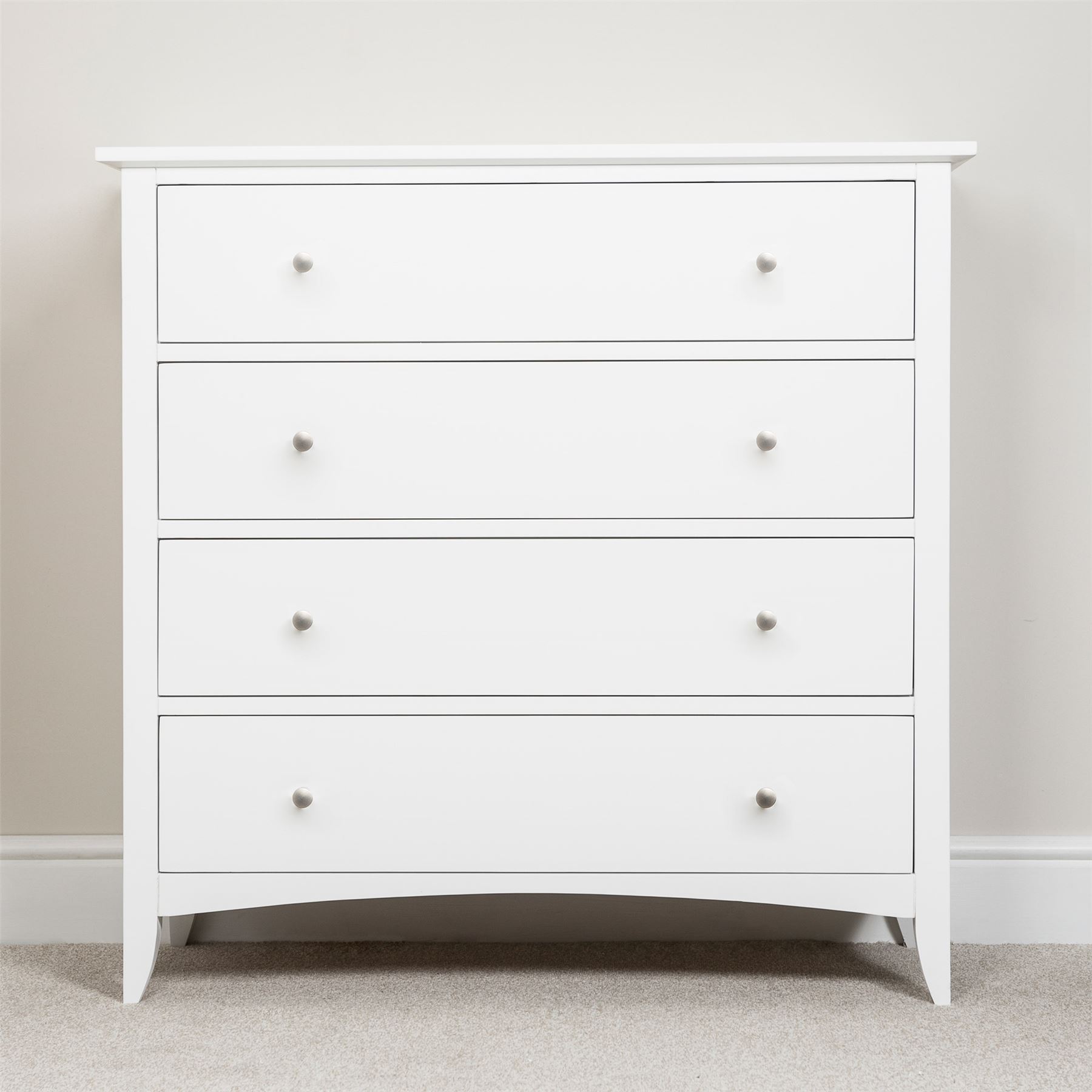 White Bedroom Furniture Bedside Table Chest of Drawers Bed EDWARD HOPPER Quality - Picture 20 of 88