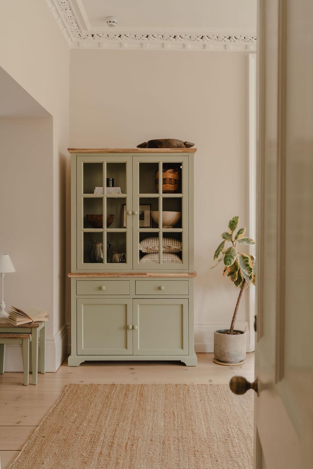 Sideboard Wooden Cupboard Drawers and Shelf Assembled Florence Kitchen Furniture - Picture 32 of 36