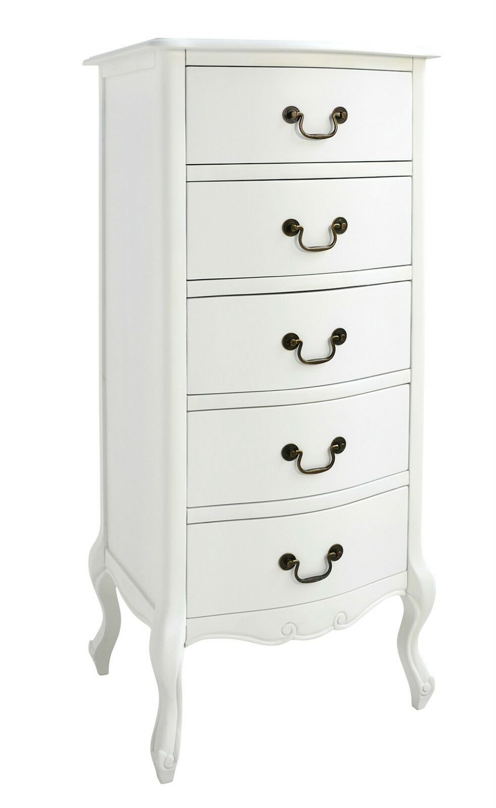 Shabby Chic White Bedroom Furniture, French Bed Bedside Table Chest Of Drawers - Picture 25 of 157