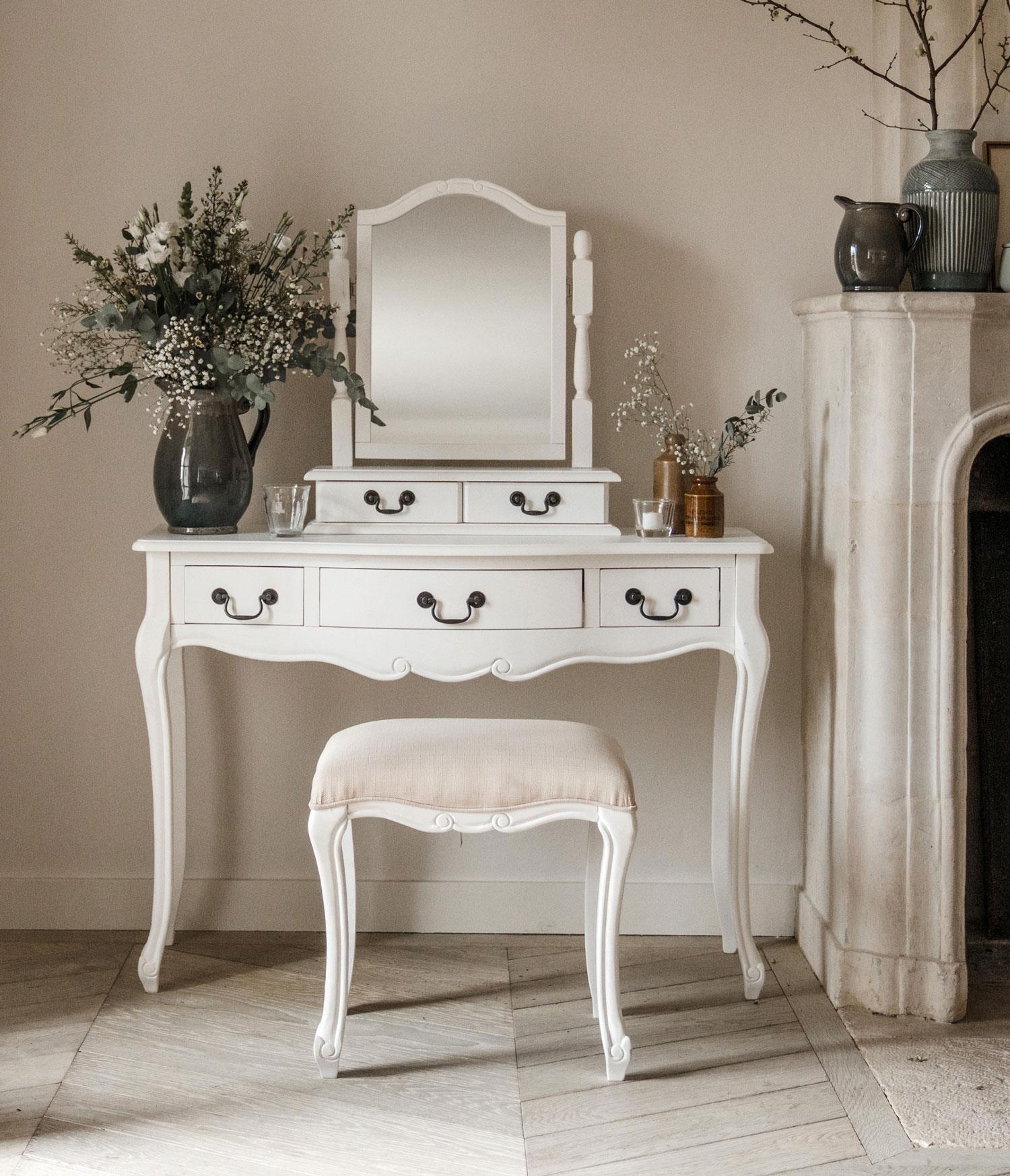 Shabby Chic White Bedroom Furniture, French Bed Bedside Table Chest Of Drawers - Picture 47 of 157
