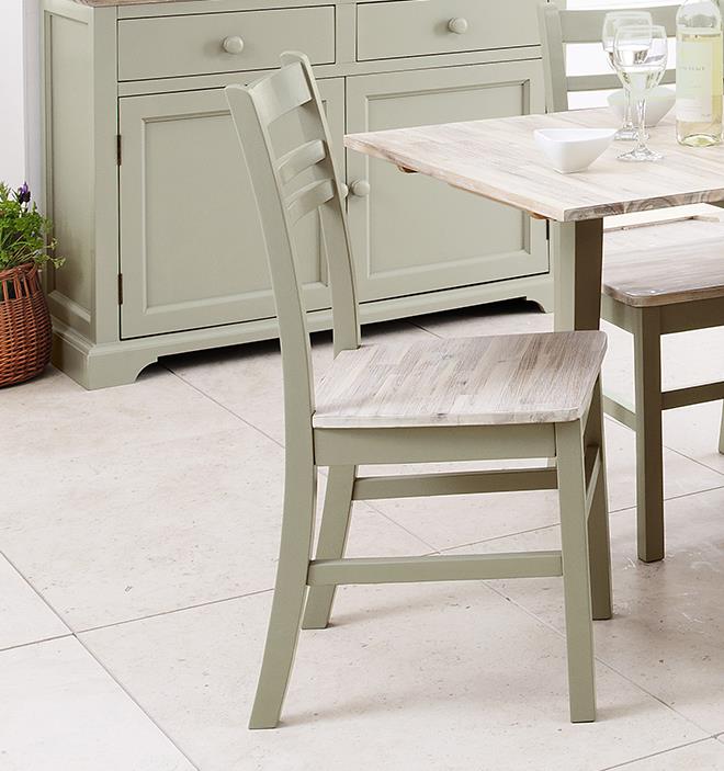 Florence Country Chair. Wooden Kitchen Dining Chair, Acacia Wood Seat QUALITY - Picture 15 of 34