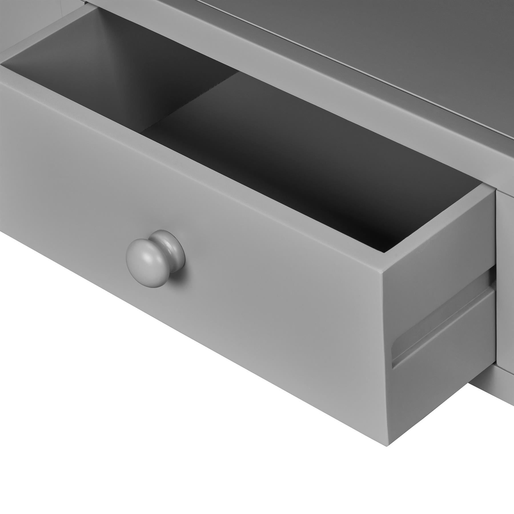 Florence Large TV Unit TV Stand with 3 Drawers and Shelf ,W145cm Fully Assembled - Picture 5 of 57