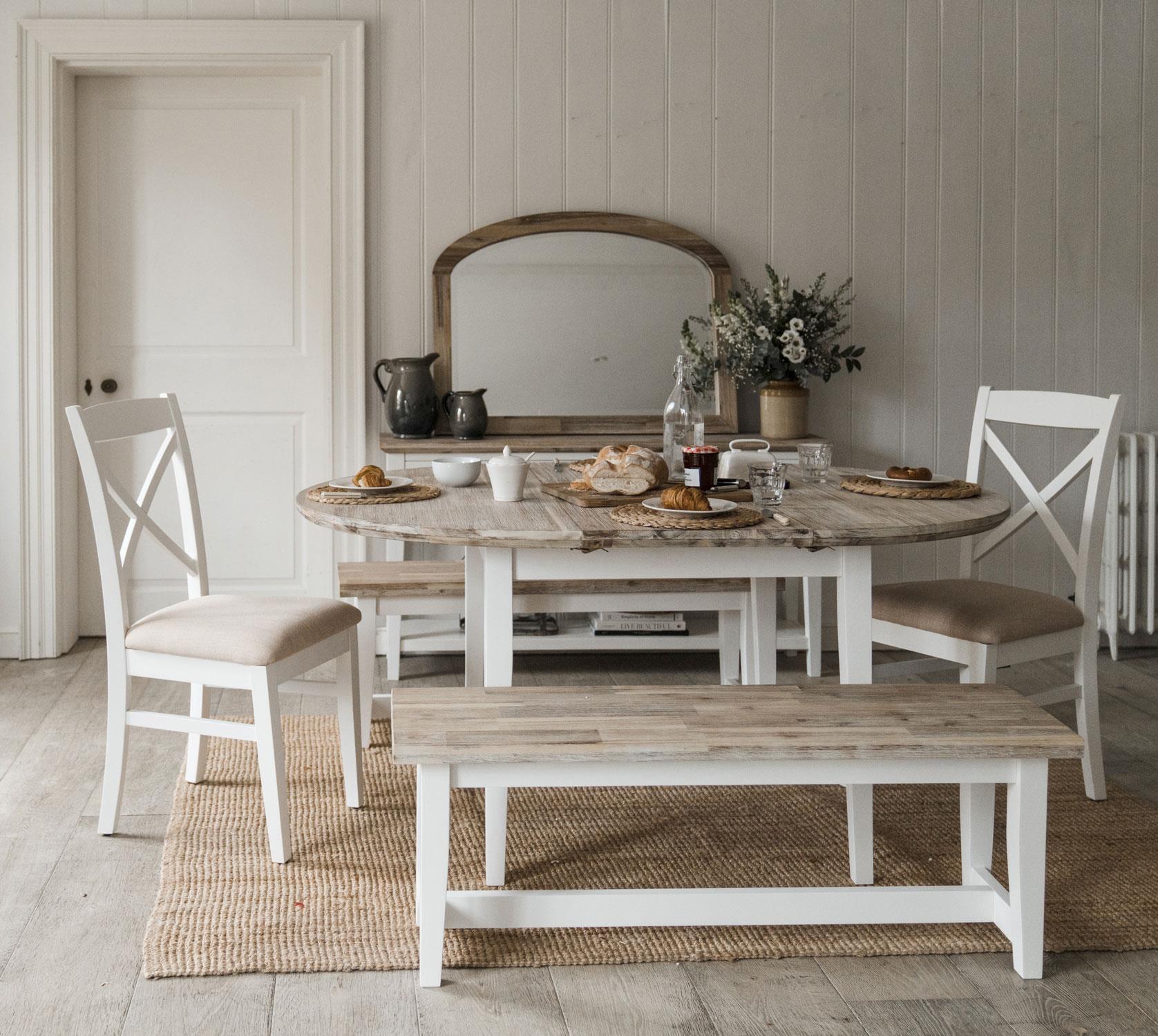 Florence Table Bench.120cm long bench ideal for kitchen table.Choice of colour - Picture 22 of 26