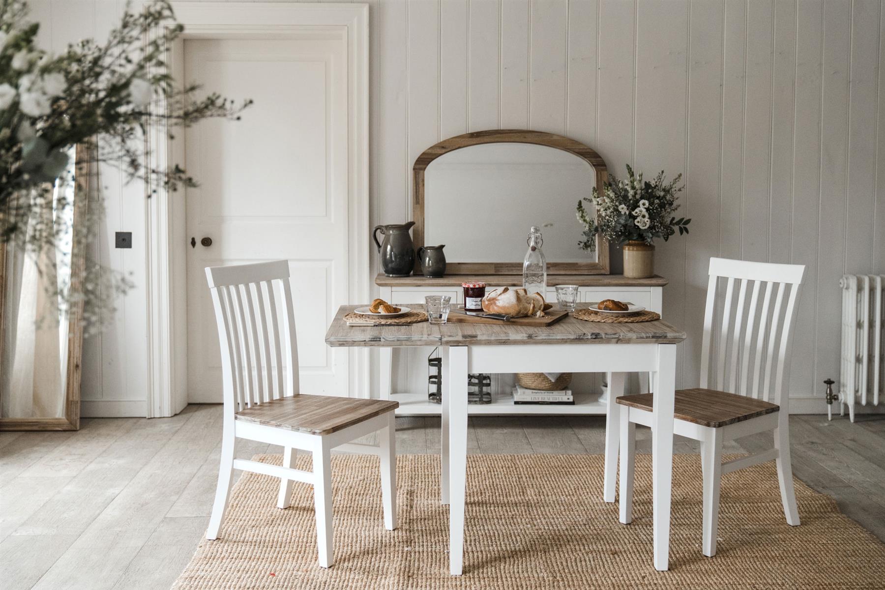 Kitchen Dining Furniture, White Breakfast Bar, Console Table, Sideboard FLORENCE - Picture 178 of 226
