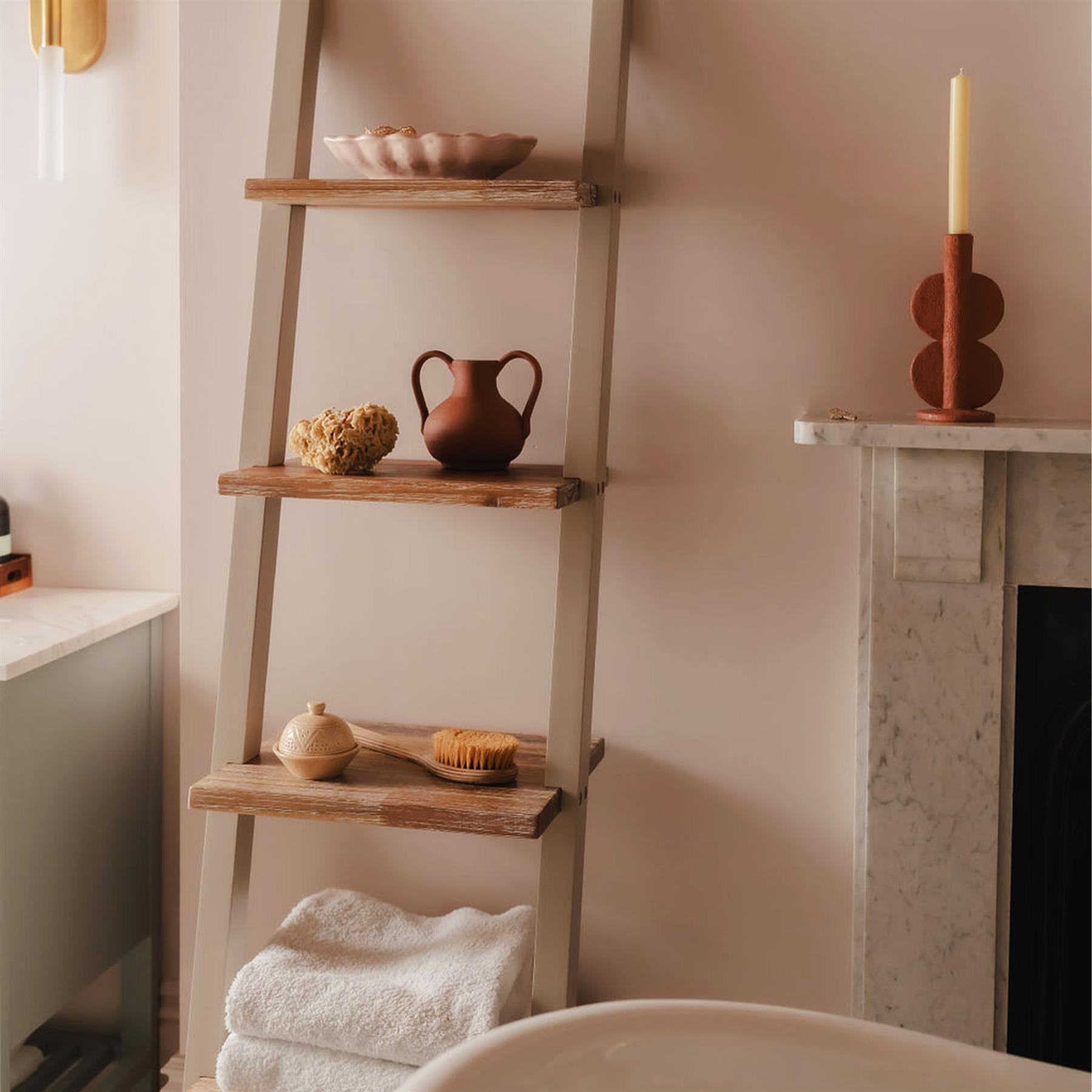 Florence Ladder Shelf Bookshelf Rack Lean up Display Storage Shelving Stand - Picture 15 of 26