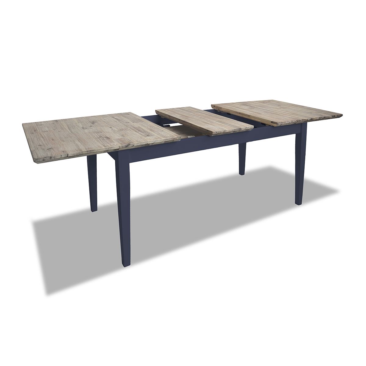 Extending Dining Table +4 Chairs Rectangular Center Extension FLORENCE furniture - Picture 143 of 152